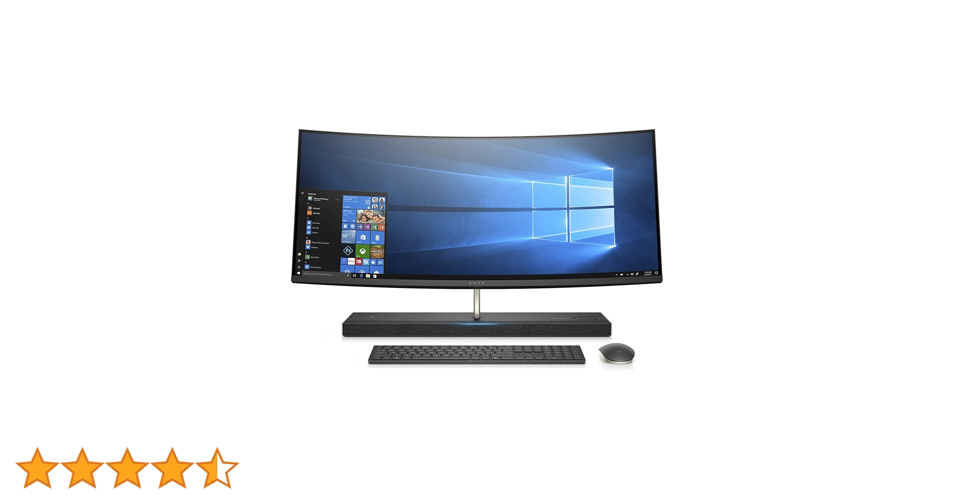 HP ENVY Curved All-in-One 34-b100ne Desktop - Intel Core i7-8700T